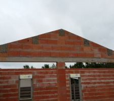 Les charpentiers auront mis 2 jours pour faire les renforts béton pour les sabots...