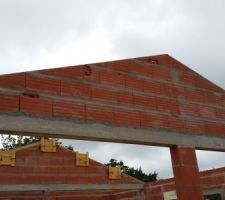 Les charpentiers auront mis 2 jours pour faire les renforts béton pour les sabots...