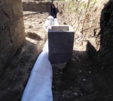 Préparation drainage fondation et eaux pluviales