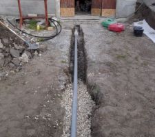 Préparation drainage fondation et eaux pluviales