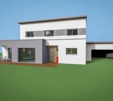 Vue 3D de la maison