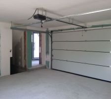 Isolation et plâtres garage