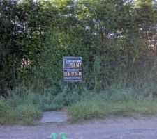 Panneau du contructeur pos&eacute; !