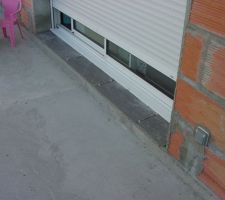 Carrelage baie salon/sam