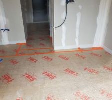 Installation plancher chauffant