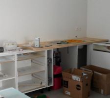 Cuisine en cours de montage