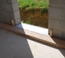 Seuil de porte de garage