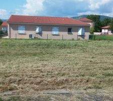 Terrain après débroussaillage