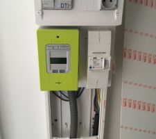 Installation compteur et Disjoncteur