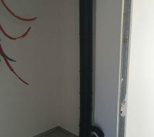 &Eacute;vacuation des fum&eacute;es du po&ecirc;le &agrave; pellets