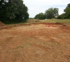 Vue d'un autre angle de la realisation de la plateforme.