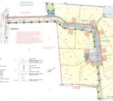 Plan du lotissement.