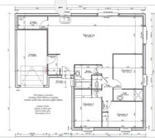 Plan de maison en L