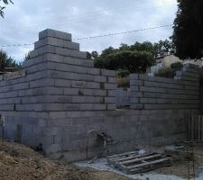 élévation des murs du rdc étape1