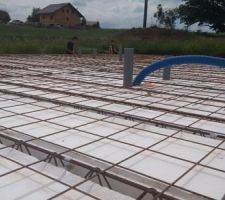 Ferraillage ok prêt pour couler!
