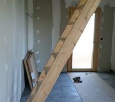 Escalier de chantier