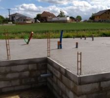 Dalle coulée toute belle toute lisse :)