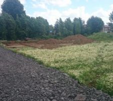 L'accès chantier est en place