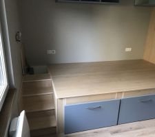 Aménagement chambre, Escalier et trappe