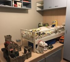 Aménagement chambre, avec les jouets