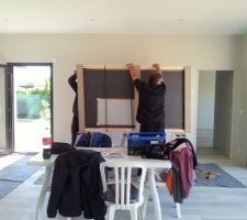 Livraison plan de travail ceramique