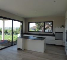 Installation plan de travail céramique