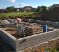 Montage du vide sanitaire