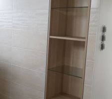 Meuble colonne encastré dans la SDE