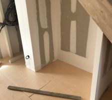 Chape coulée ce matin.