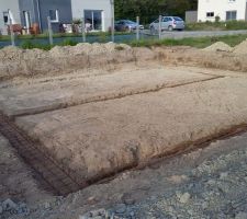 Tranchées pour fondations