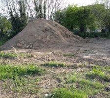 Vue du terrain, terrassement