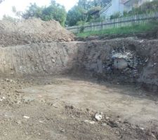 Terrassement, puits perdu "oublié"