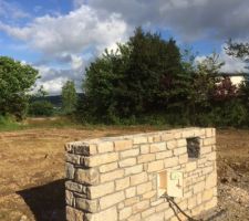 Muret technique ( enfin) termin&eacute; !