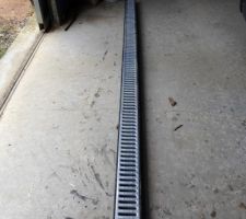 Assemblage du caniveau &agrave; la bonne longueur