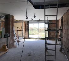 Le plafond rdc salon