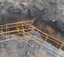 Ferraille sur cale et croisé