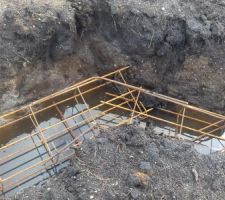 Ferraille sur cale et croisé