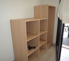 Premiers caissons et penderie