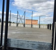 Dalle de l'étage coulée