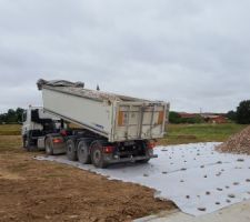 Livraison de 60 tonnes de calcaire