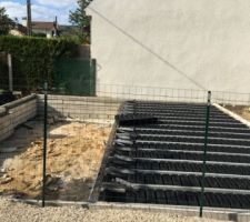Mise en place du vide sanitaire