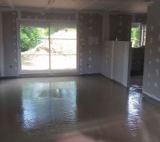 Il s'agit de la chape de ravoirage