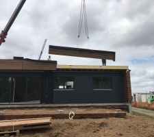 Pose des casquettes de toit