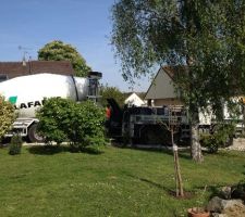 Arrivée du béton fibré