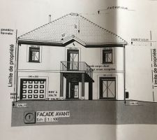 Plan façade avant