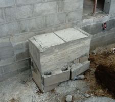 Support pompe a chaleur en très mauvais état. Sera en partie refait. On attends de voir s'il sera refait en entier.