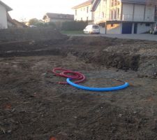 La plateforme et le piquetage du g&eacute;om&egrave;tre