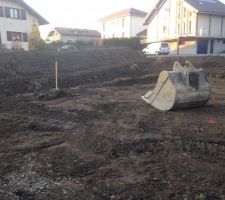 La plateforme et le piquetage du g&eacute;om&egrave;tre