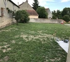 Ci joint l'herbe qui m'envahit, premi&egrave;re tonte a l'instant