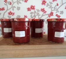 Mes premières confitures Charentaises, aux cerises!!!!!! premier essai!